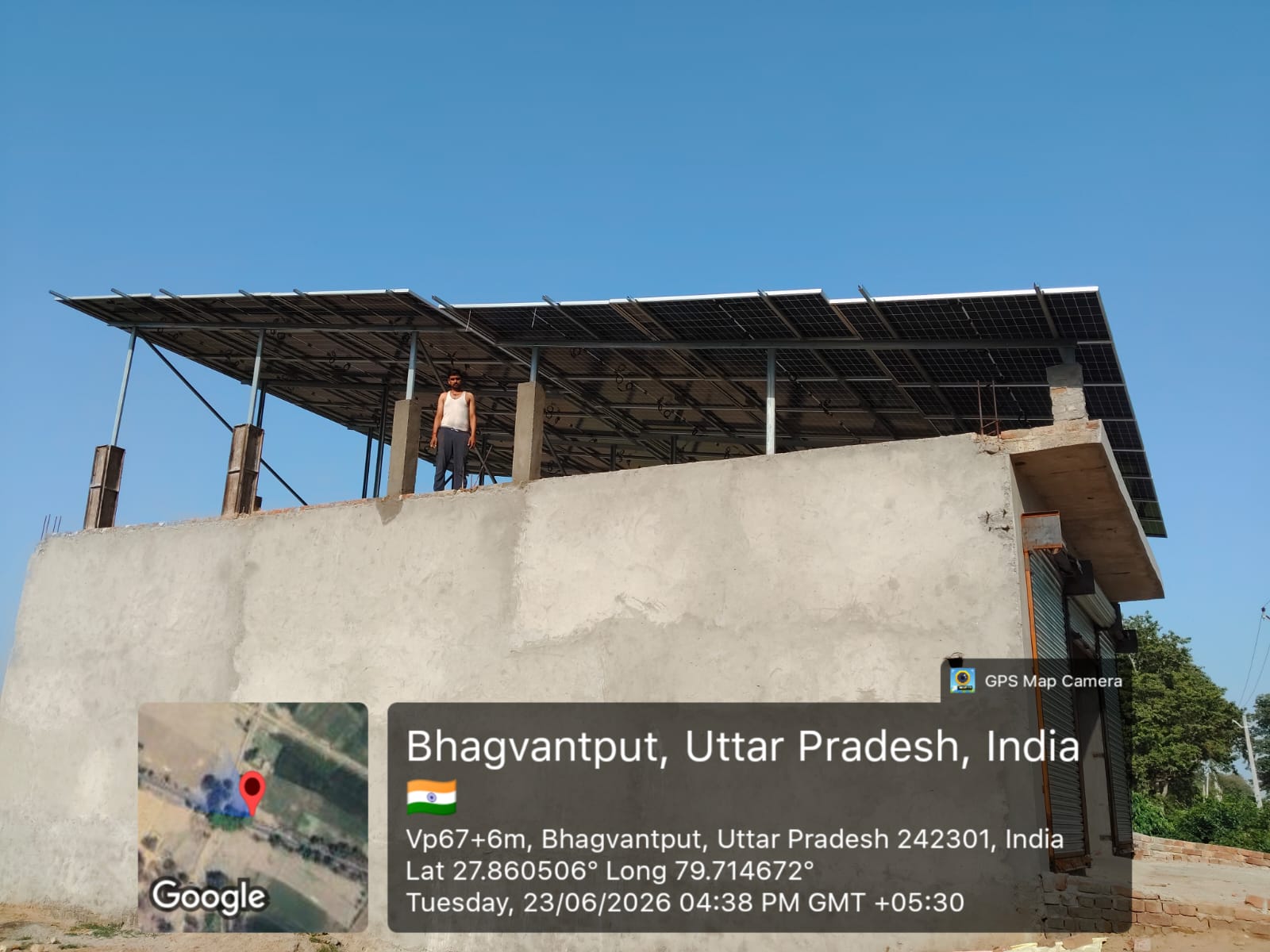 38 KW Solar Mill Installation - Anoop Gupta